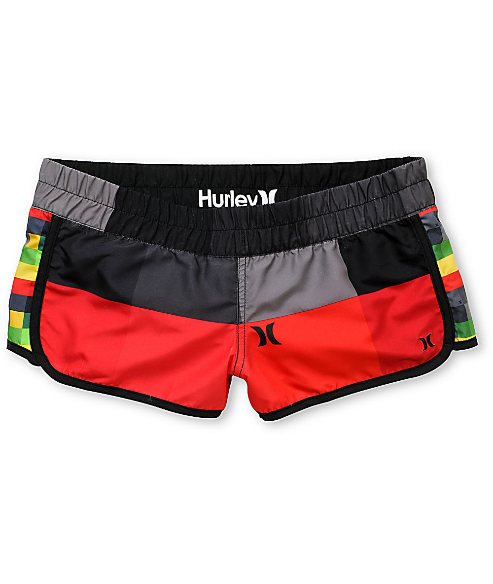 hurley swim shorts womens