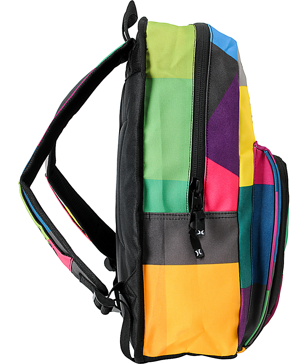 Hurley Sync Colorful Laptop Backpack Zumiez