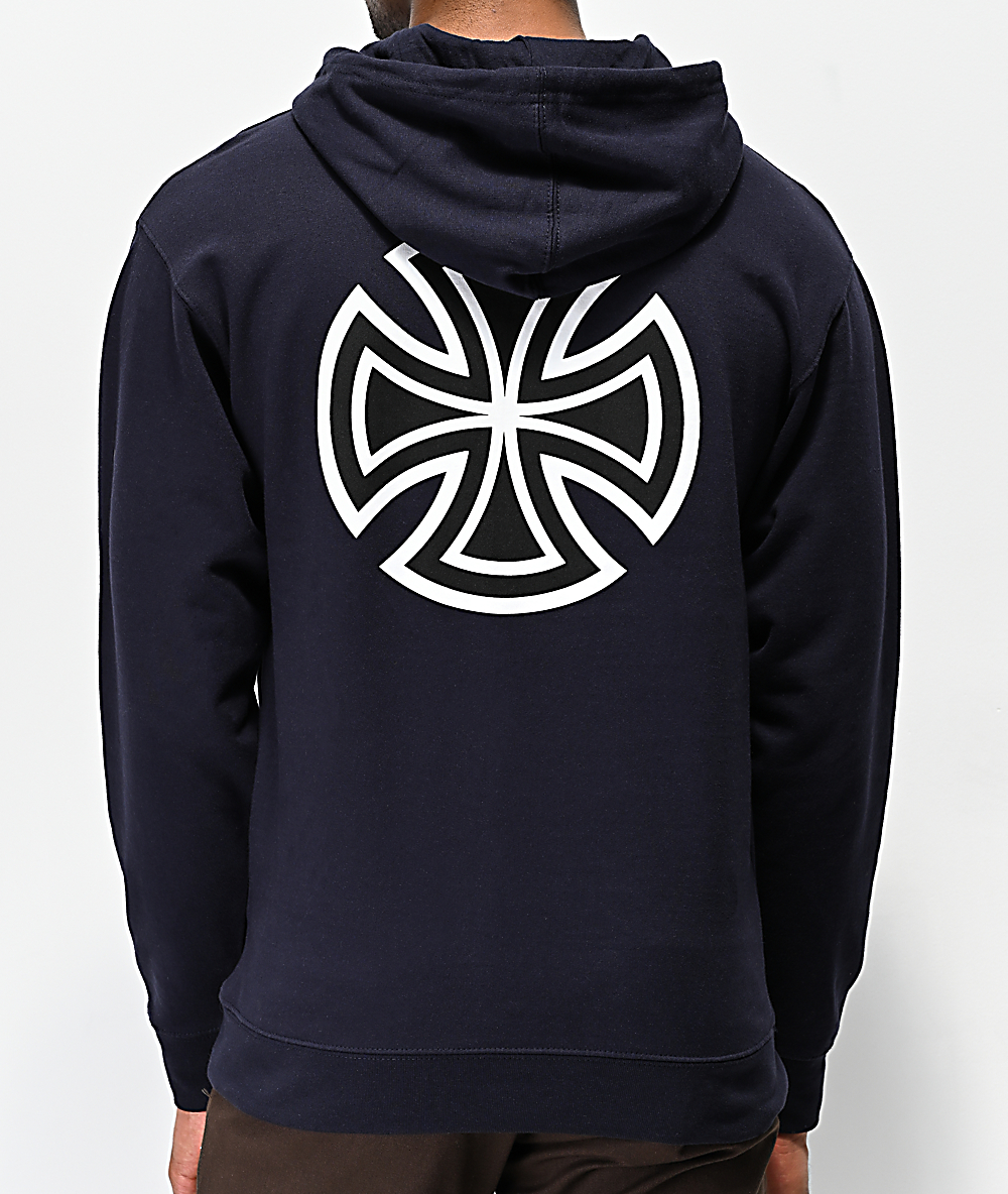 independent bar cross hoodie