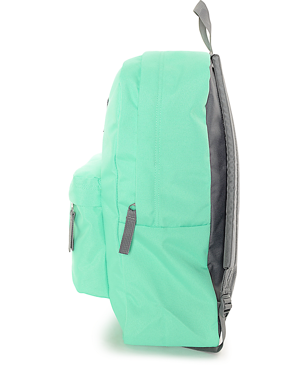 Jansport Superbreak Seafoam Green Backpack | Zumiez