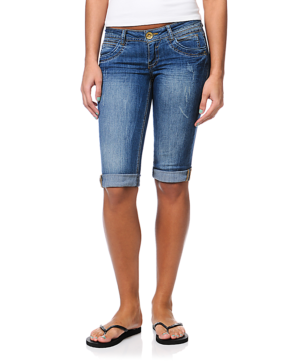 jolt jean shorts