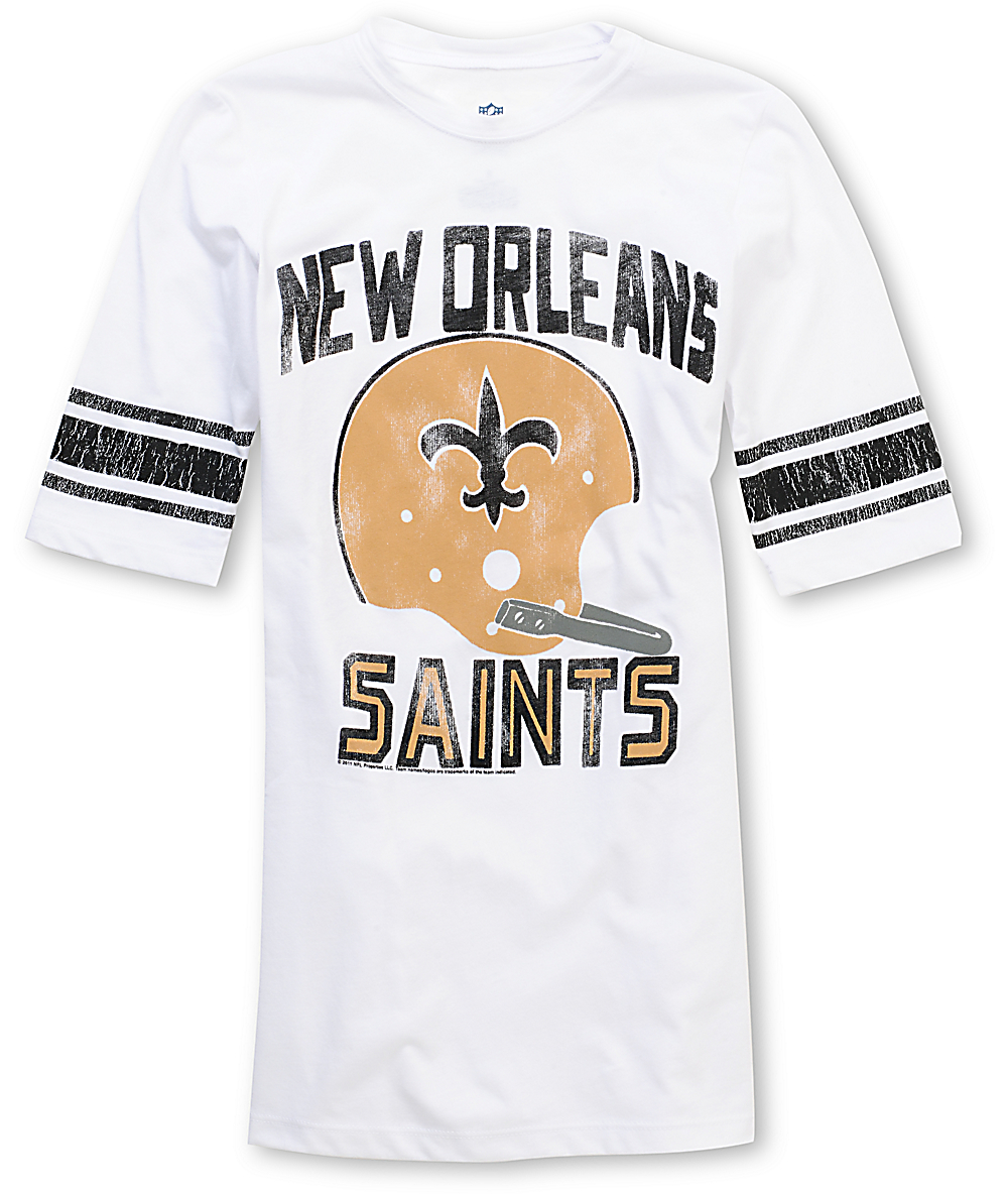 white saints shirt