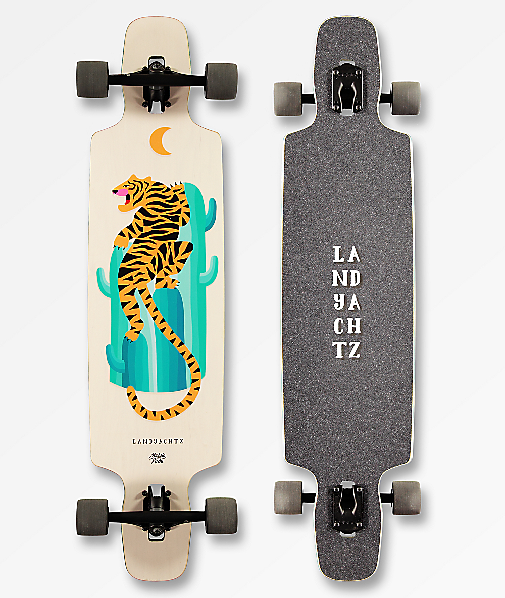 Лонгборд Landyachtz. Лонгборд Дабл дроп. Tiger Drop. Лонгборд Landyachtz Switch Tiger complete 35 2018.