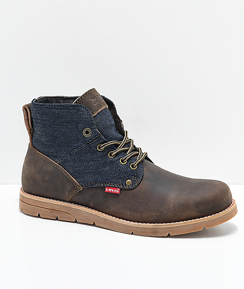 levi high top boots