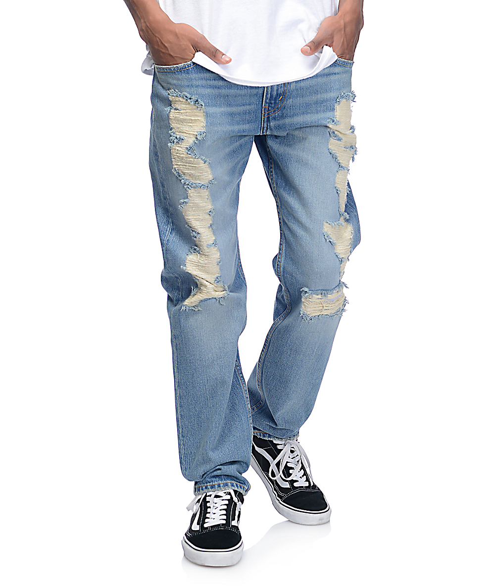 levis mens distressed jeans