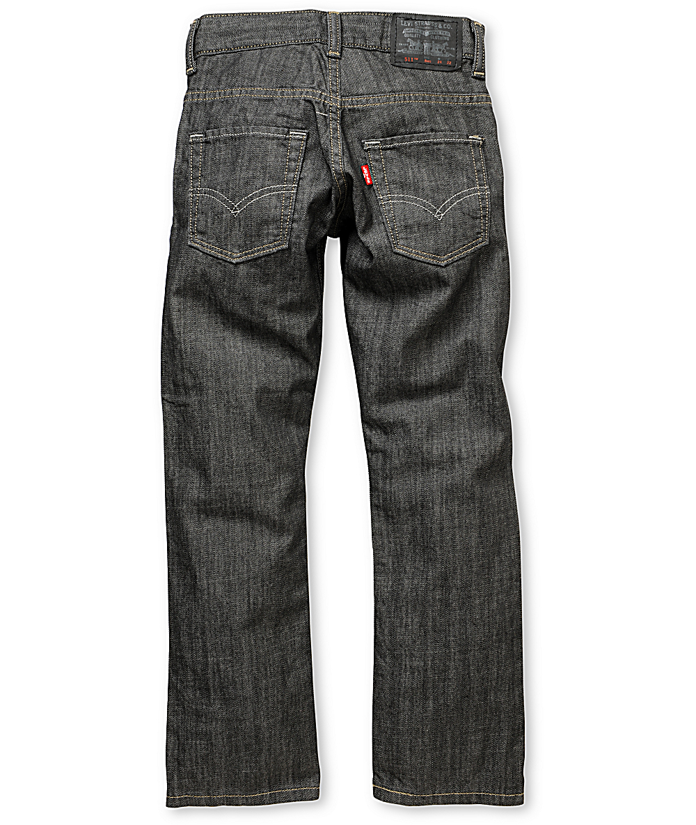 levi's 511 dark grey jeans