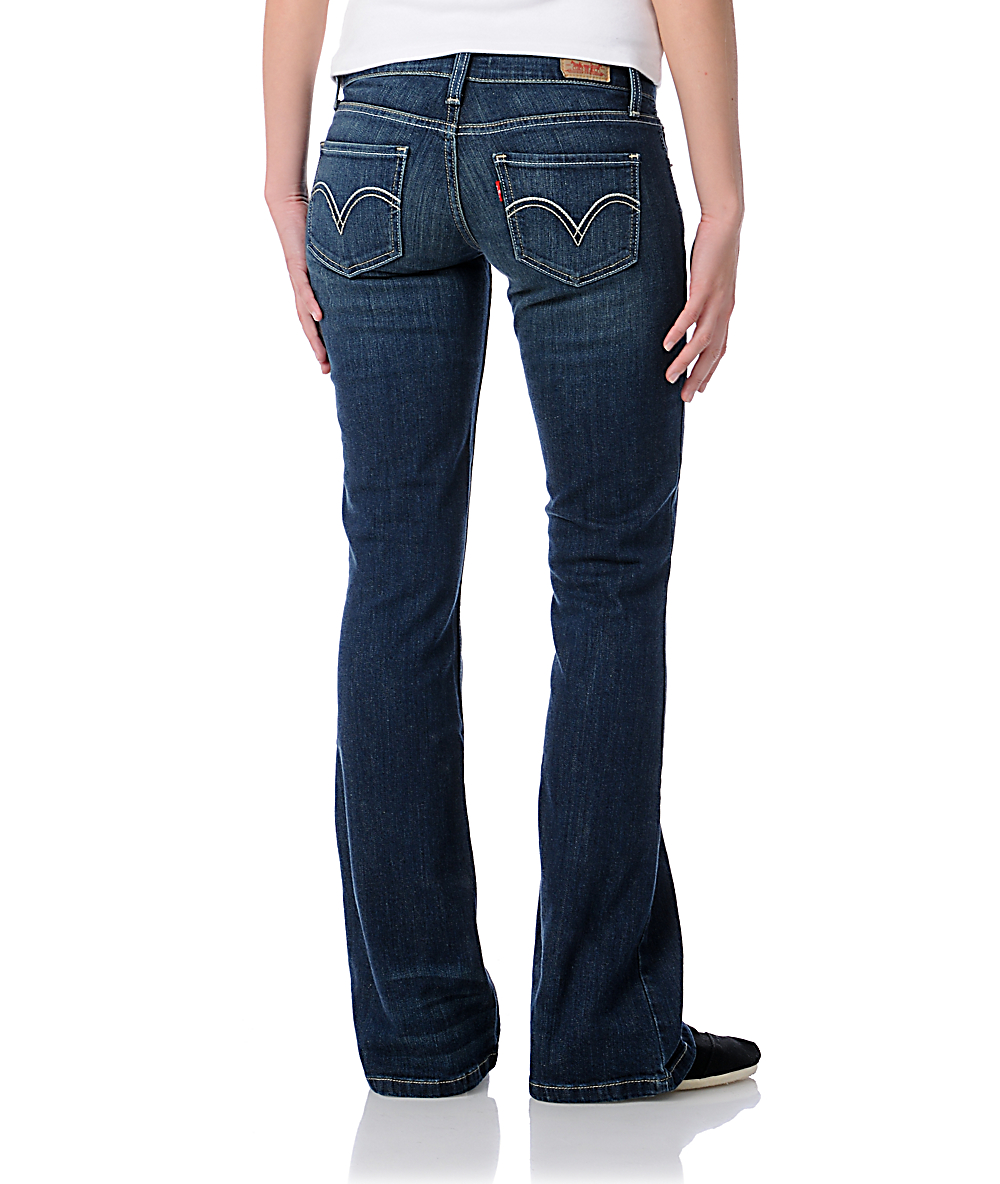 levi's super low rise bootcut jeans