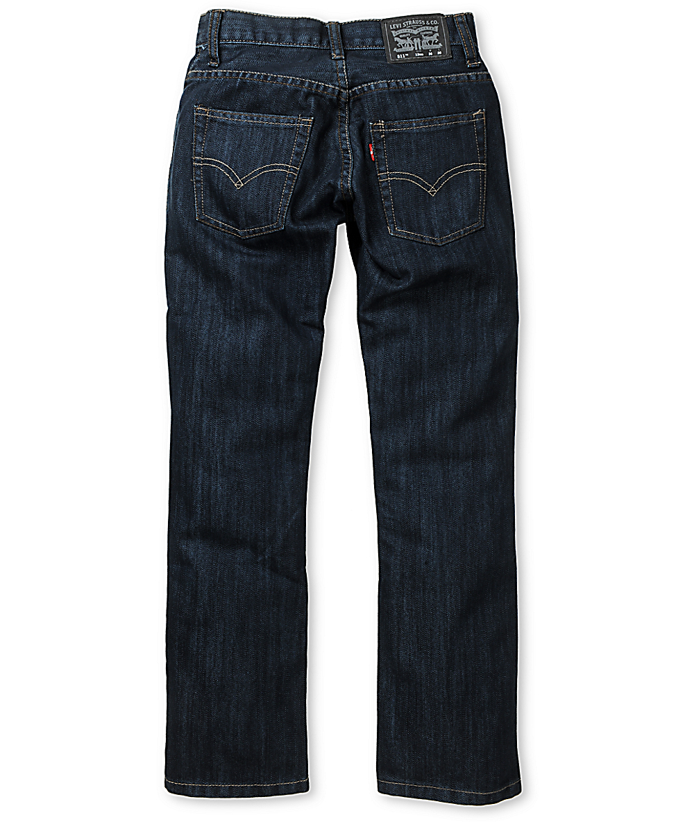 levis jeans dark blue