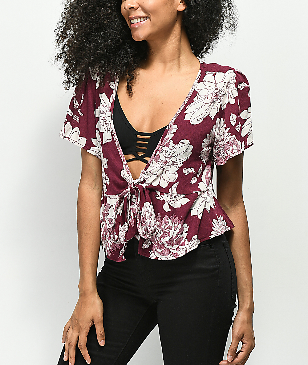 blusa anudada