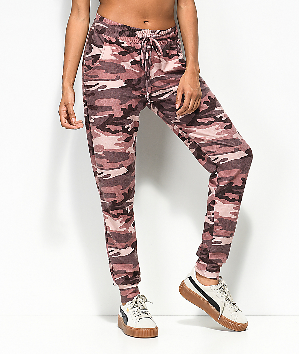 girl camo joggers