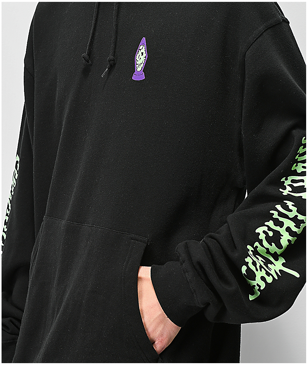 lurking class by sketchy tank fungus color black hoodie