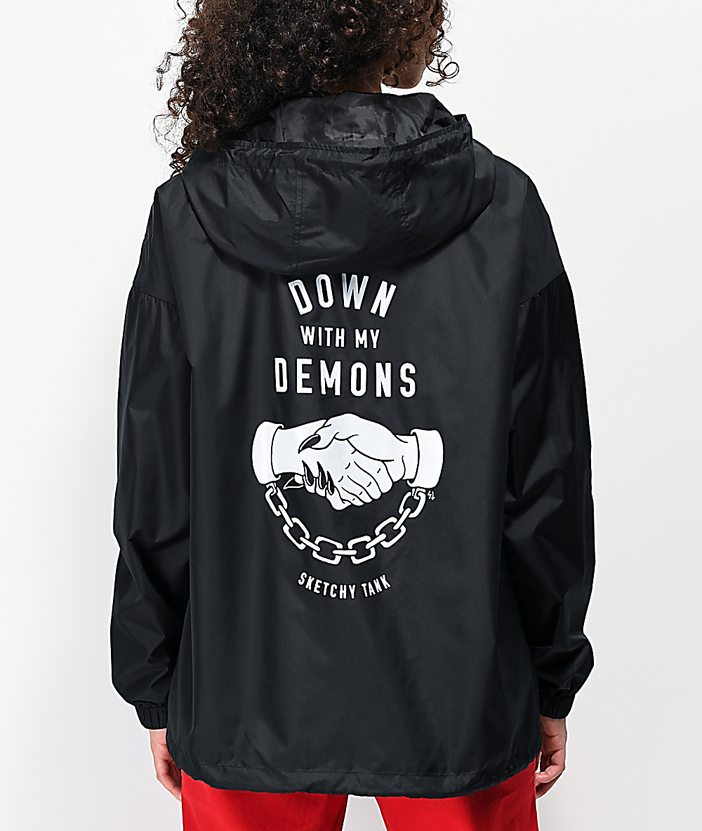 sketchy tank down with my demons hoodie