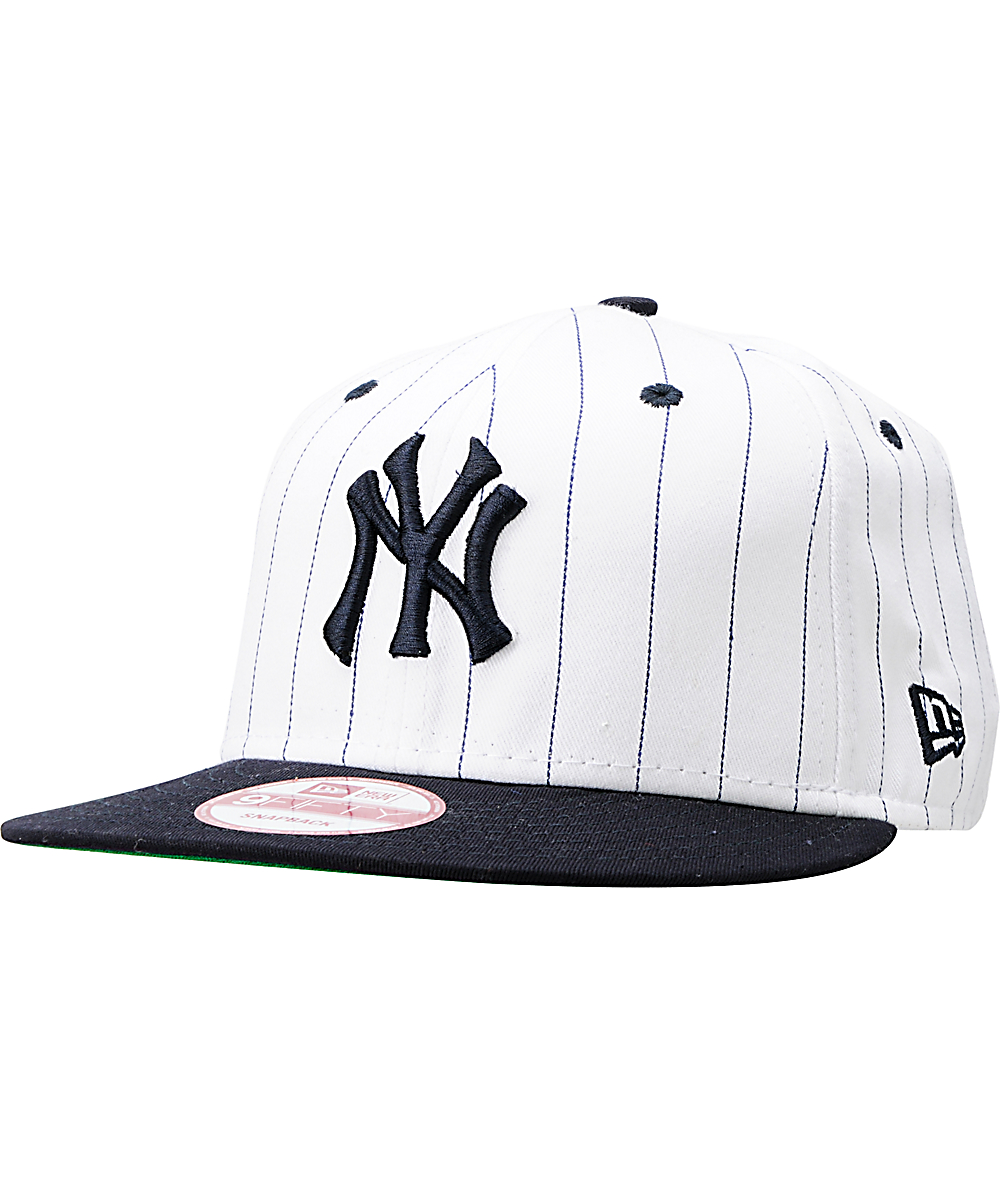 new york yankees striped cap