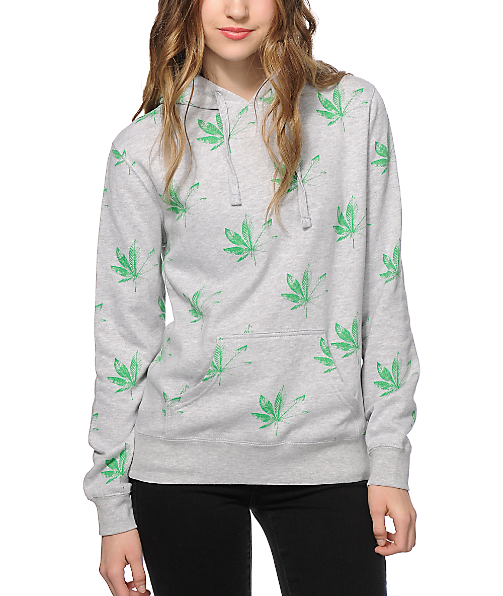 supreme weed hoodie