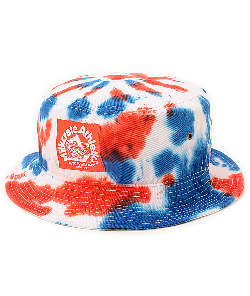 milkcrate athletics tie dye bucket hat