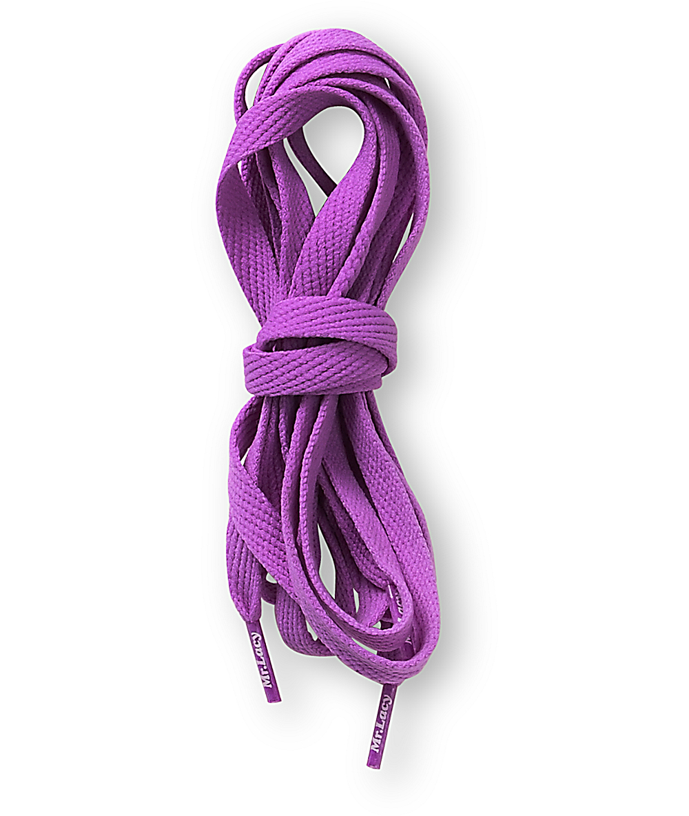 purple shoe laces