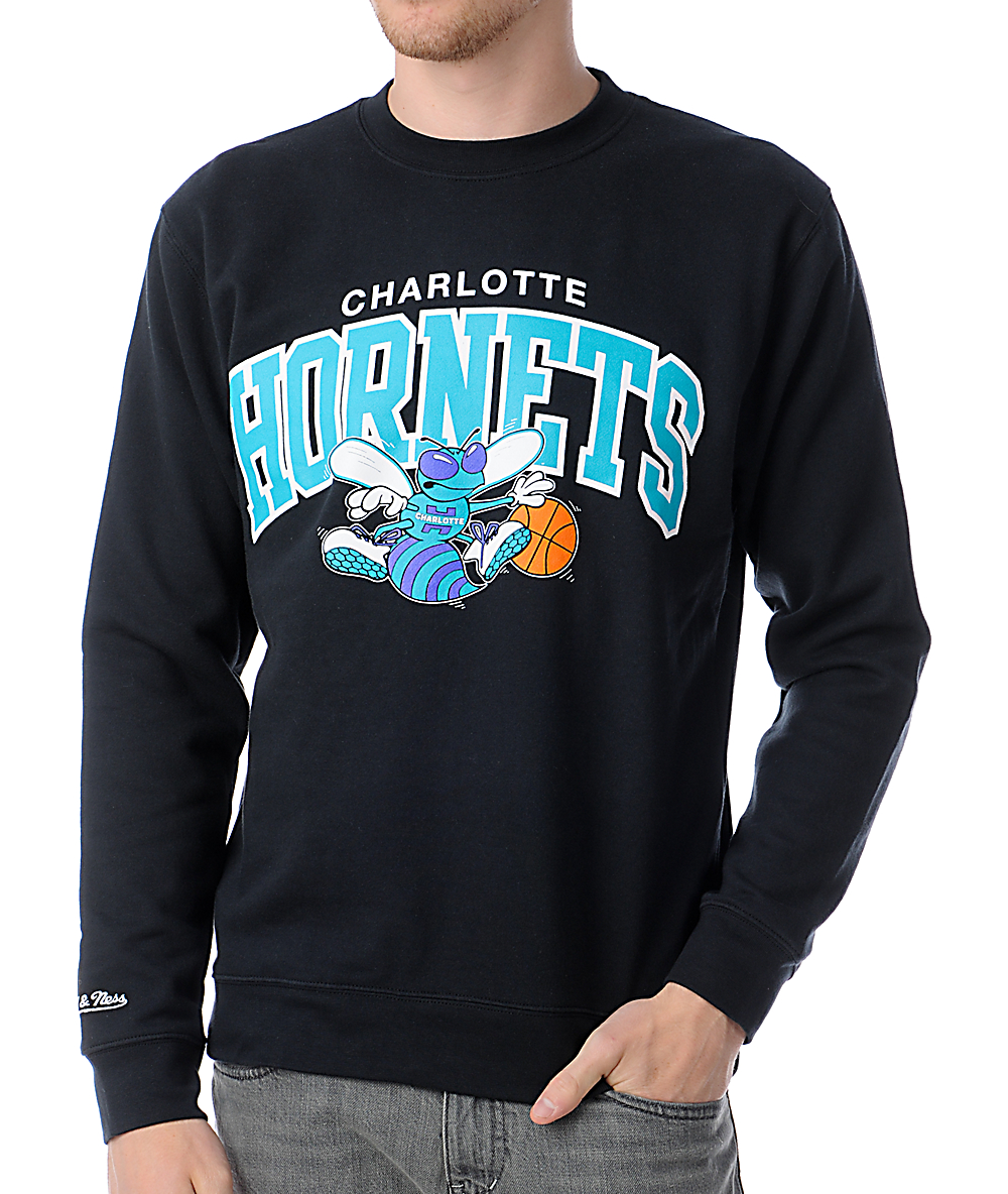 Mitchell /& Ness Sweatshirt Charlotte Hornets Team Logo