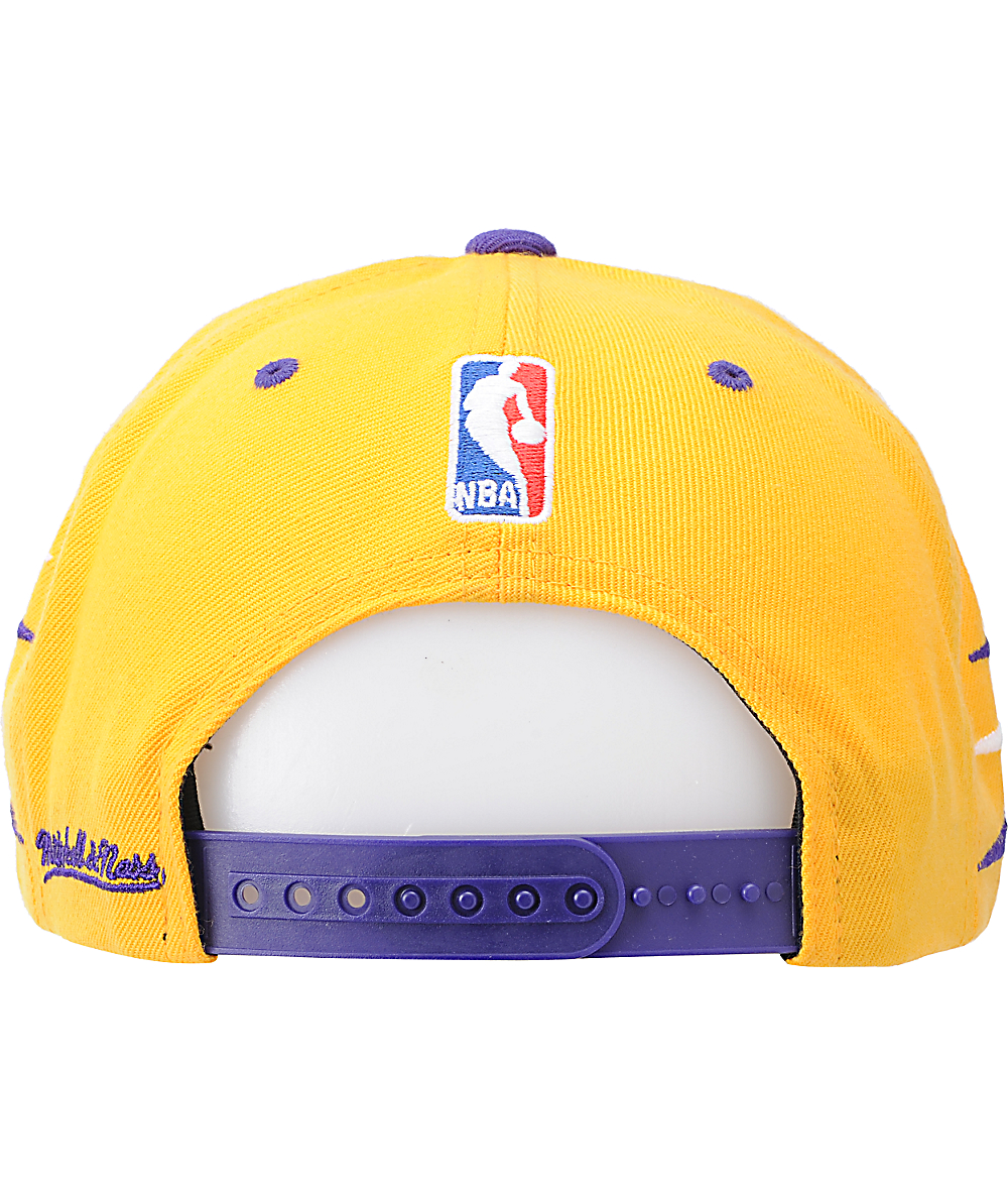 diamond lakers hat