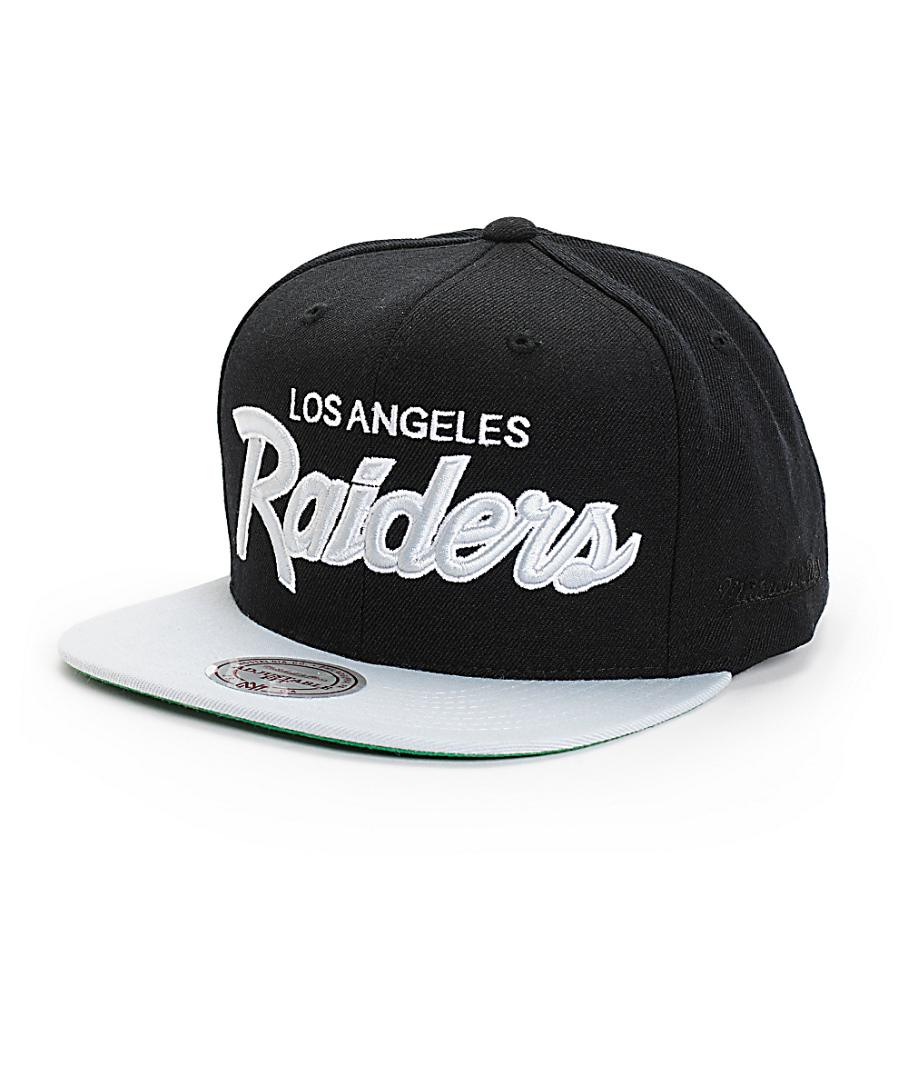 mitchell & ness raiders snapback