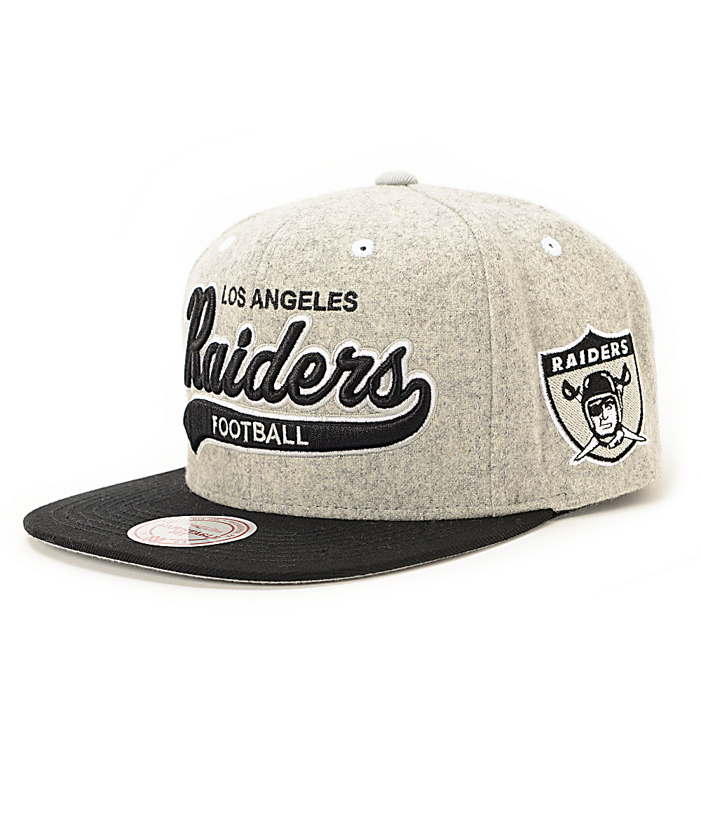 raiders strapback hat