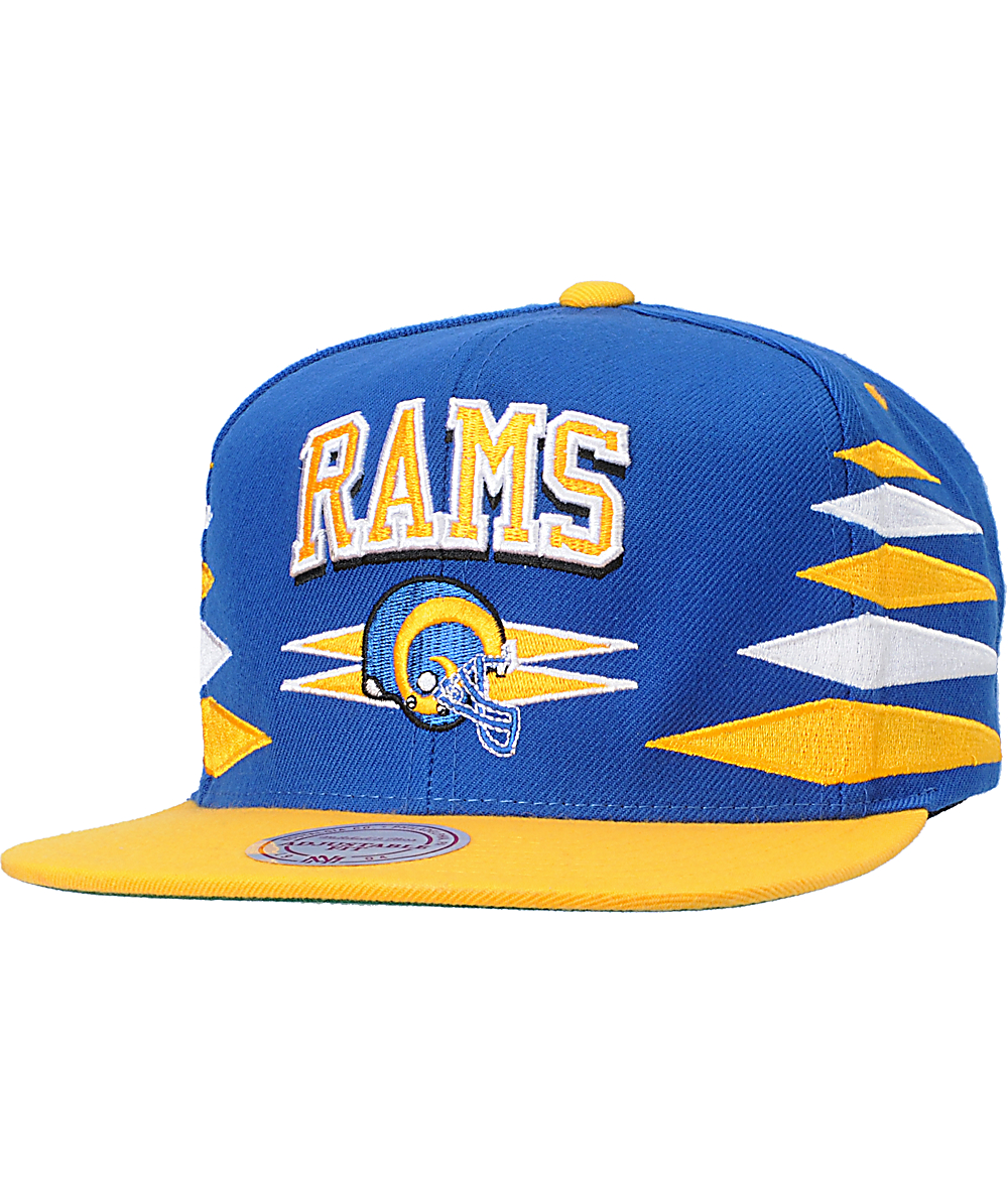 los angeles rams mitchell and ness snapback