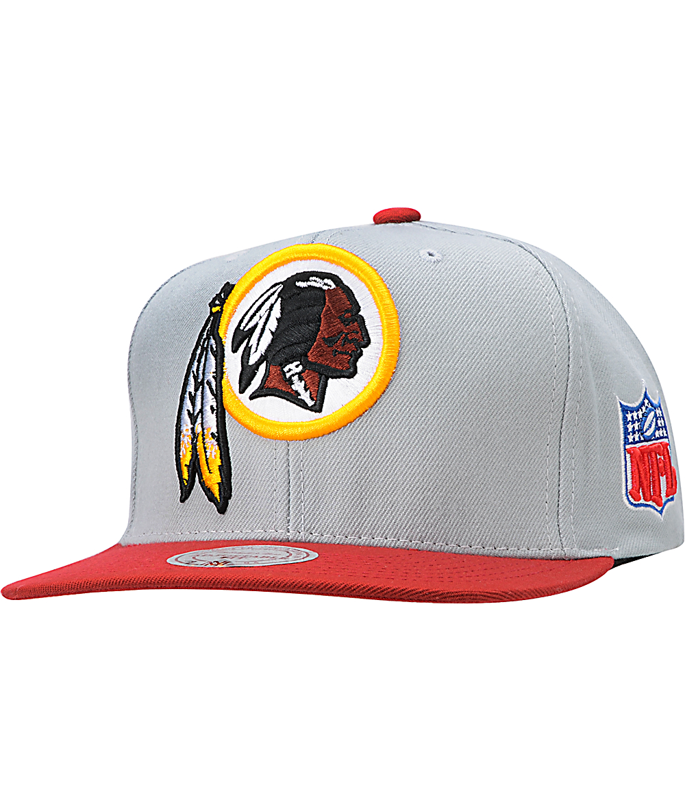 mitchell and ness redskins hat