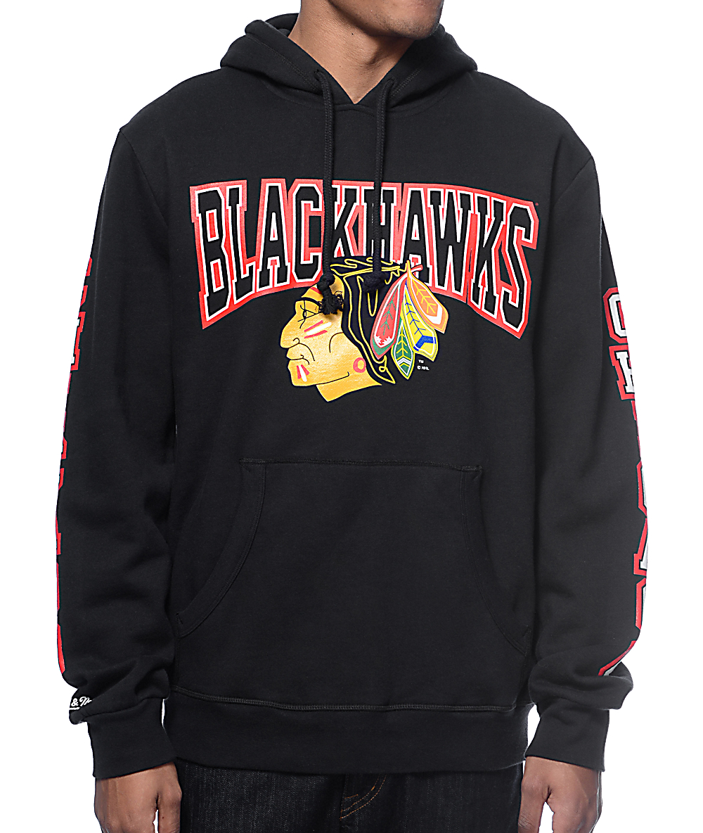 chicago blackhawks black hoodie