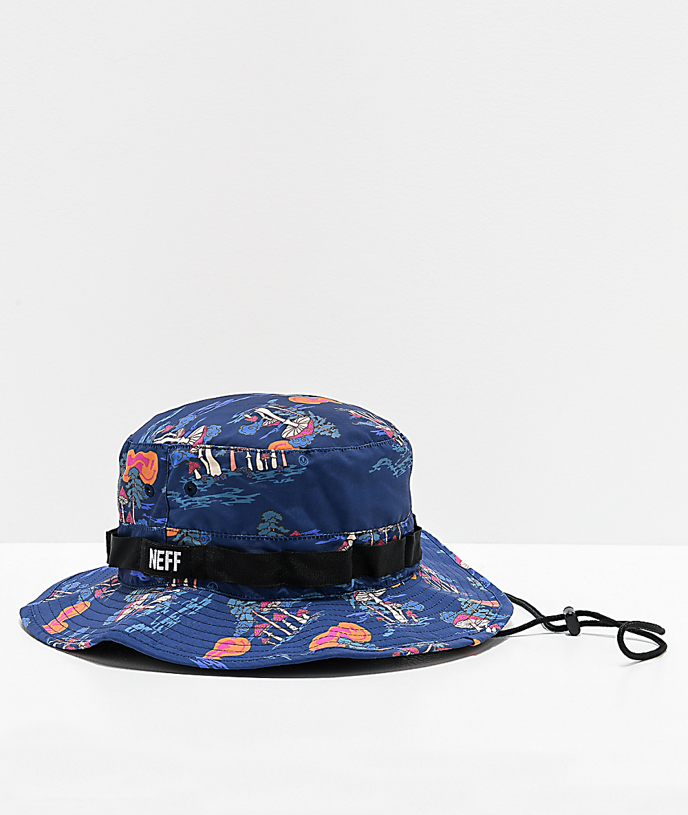 neff gusto teal boonie hat