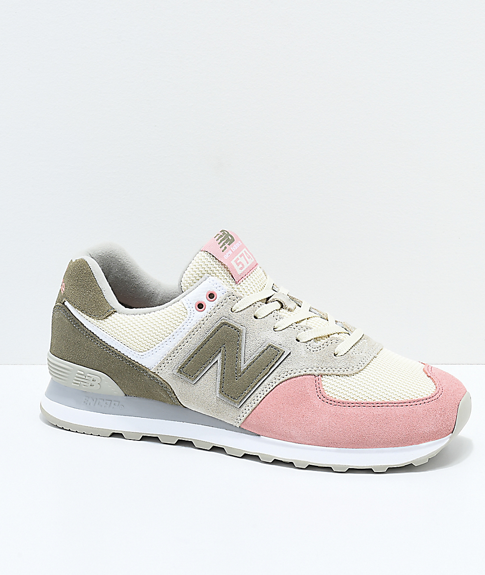 new balance 574 dusted peach