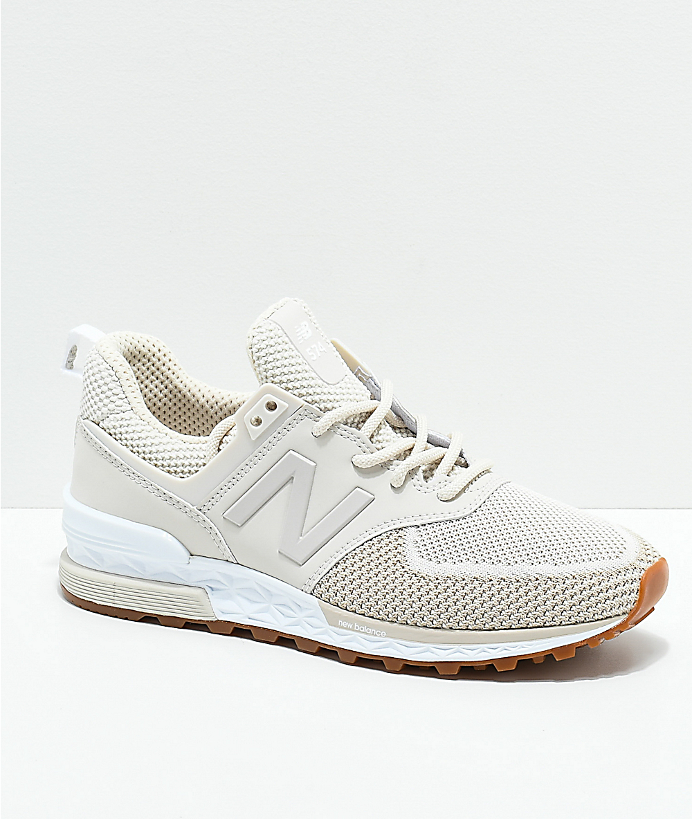 new balance 574 sport silver with moonbeam