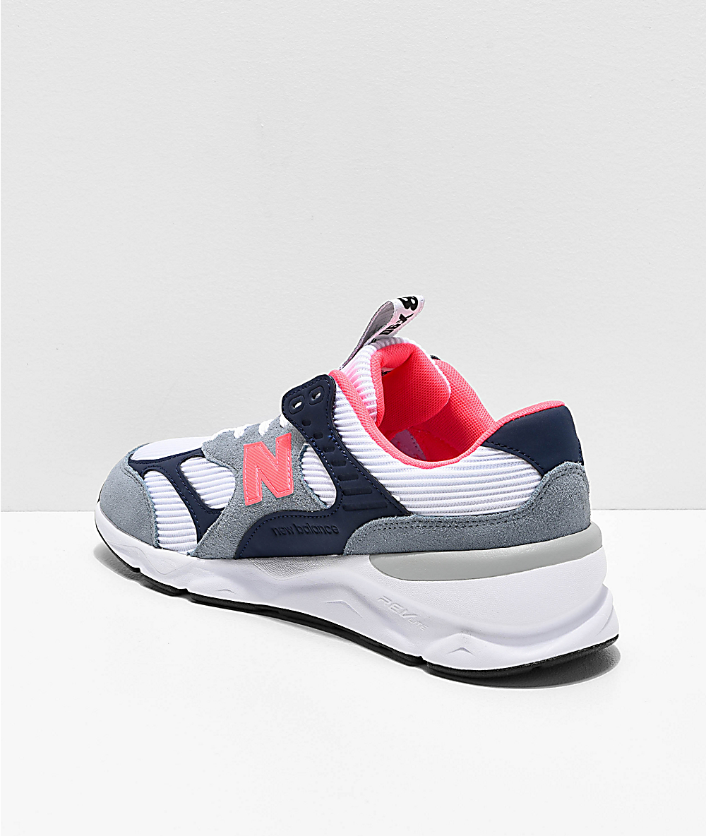 New Balance X90 White Pink Blue