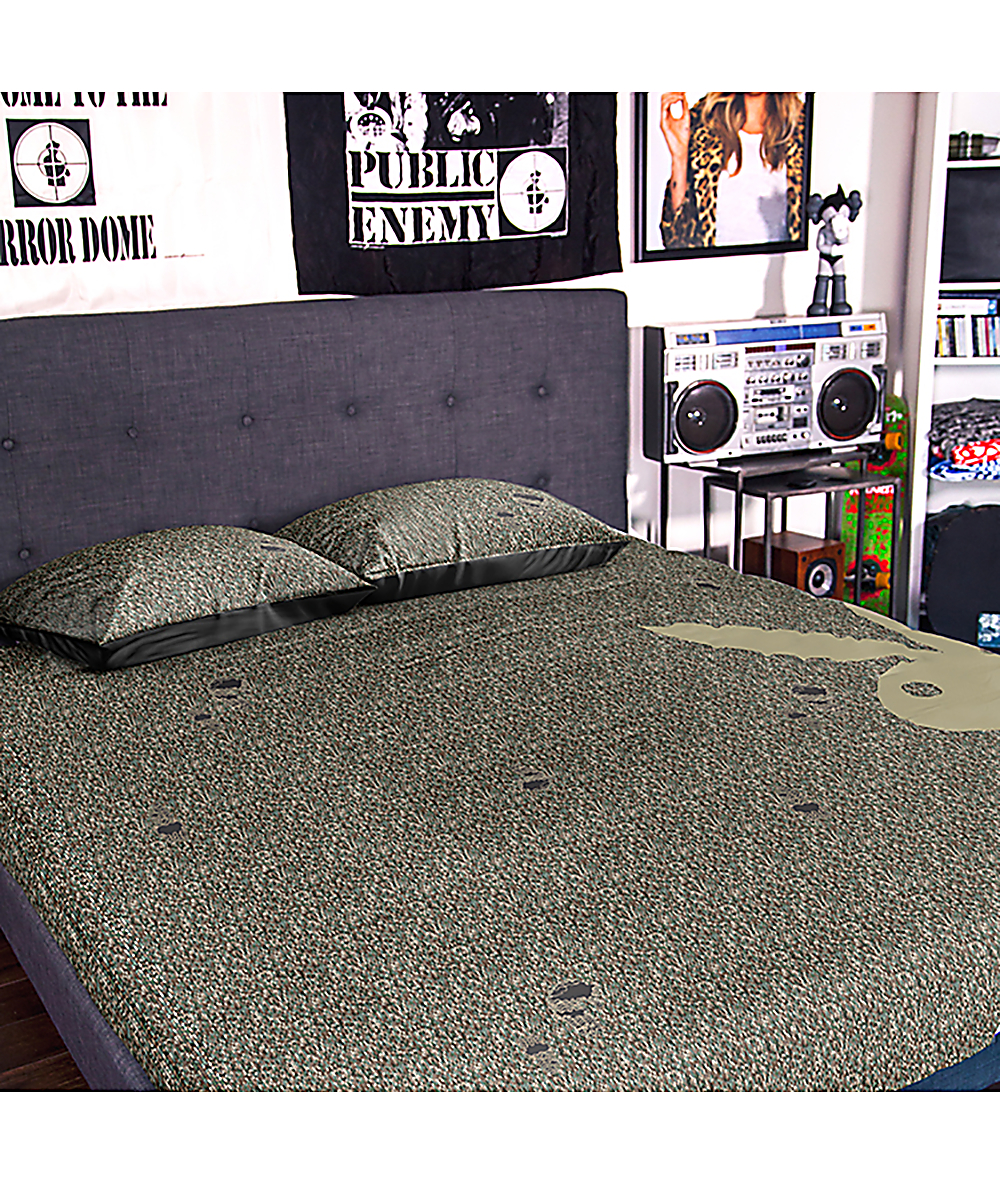 Night Shift X Playboy Ripped Camo Knit Queen Comforter Set Zumiez