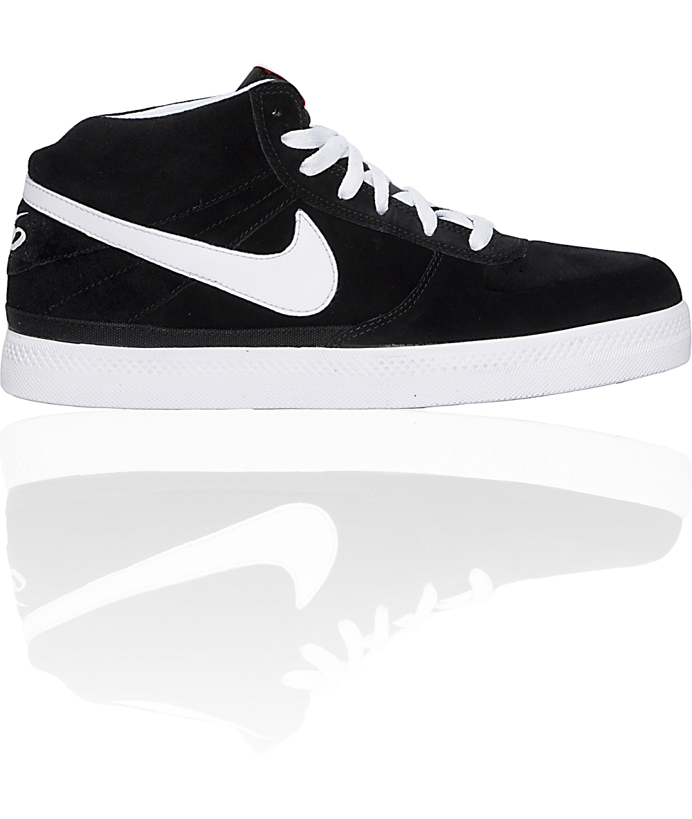 nike 6.0 black and white