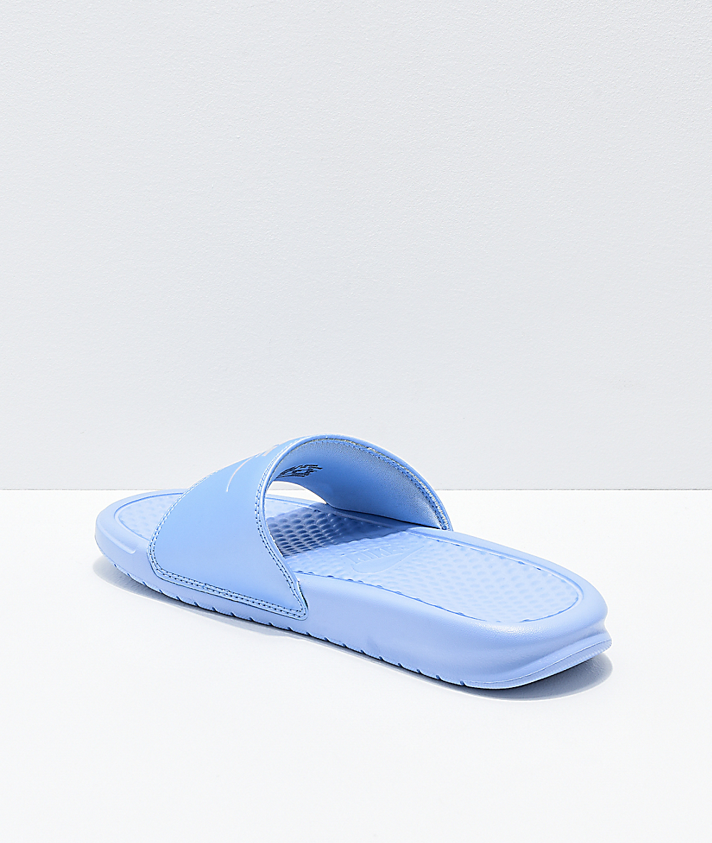 baby blue nike sandals