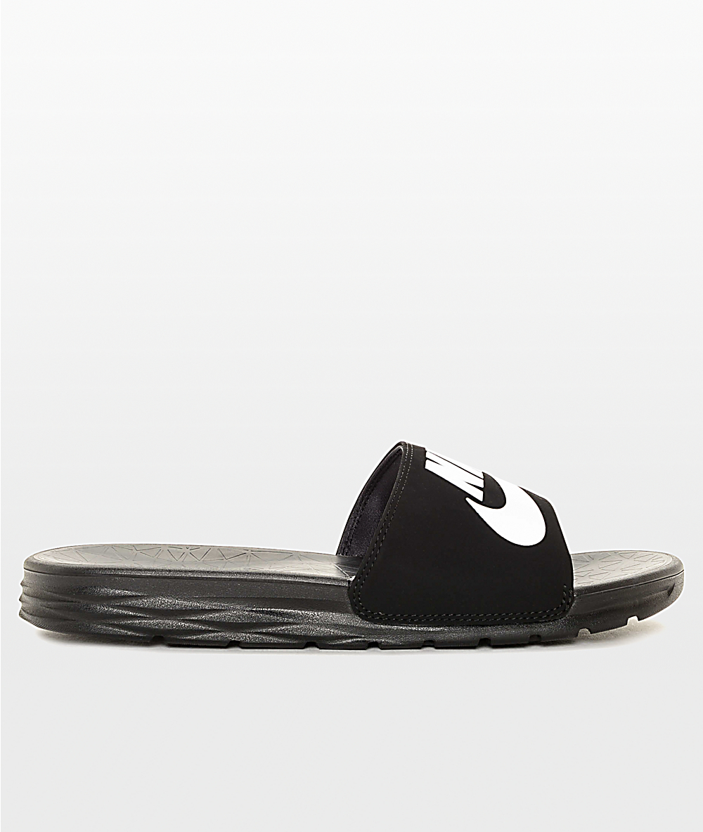 white double strap nike sandals