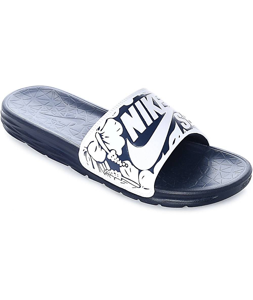 nike benassi flower