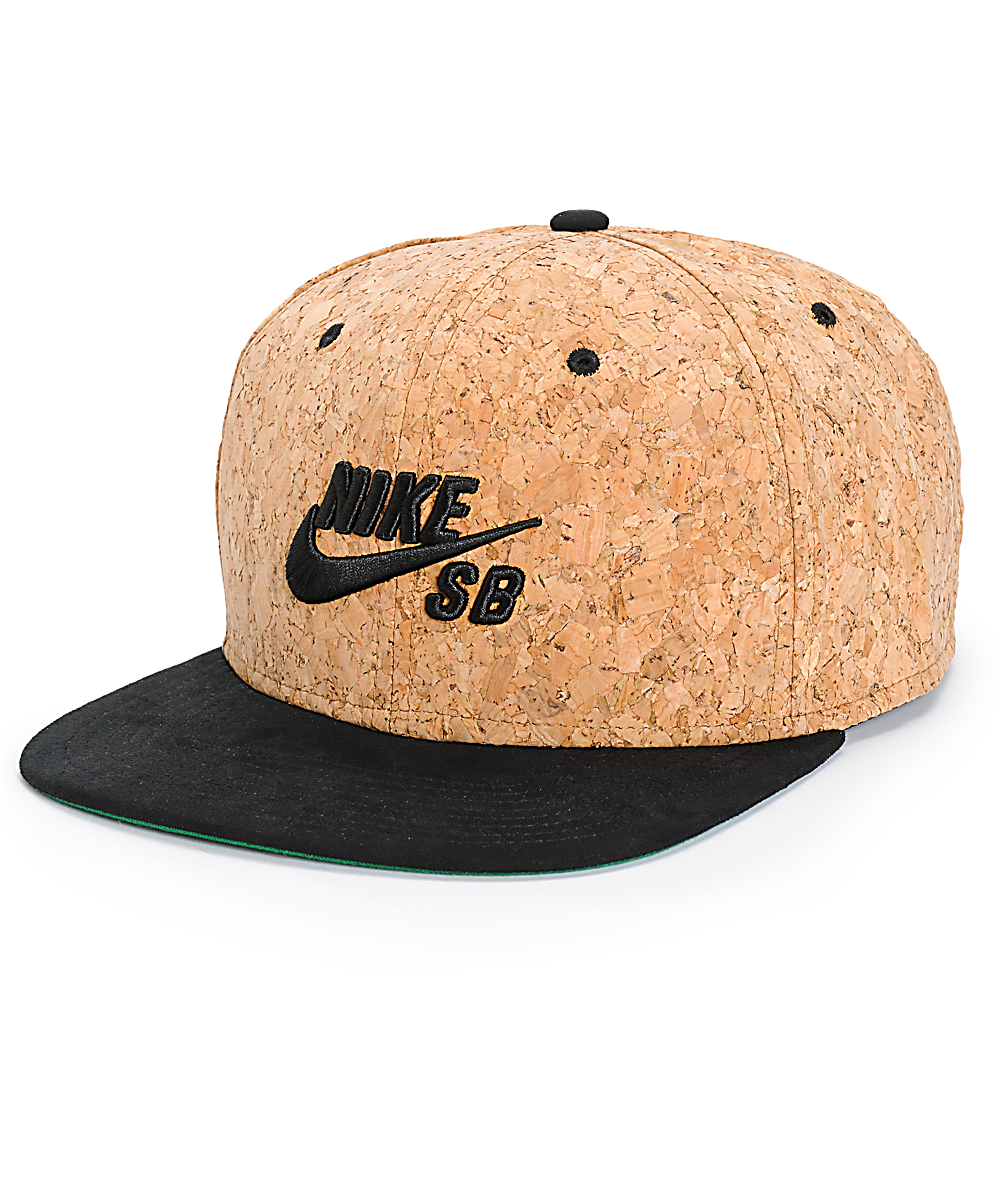 cork snapback hat