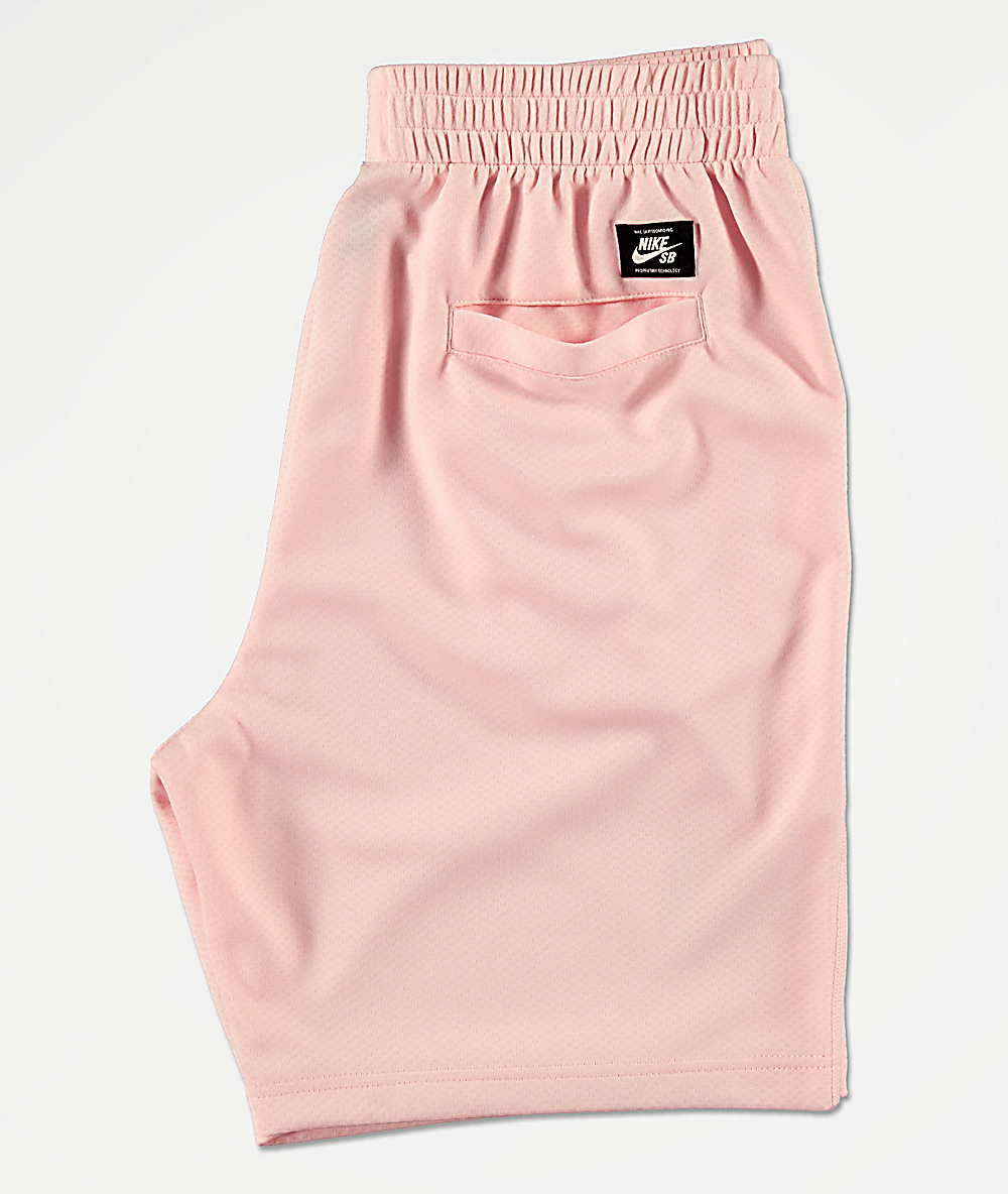 pink nike sweat shorts mens