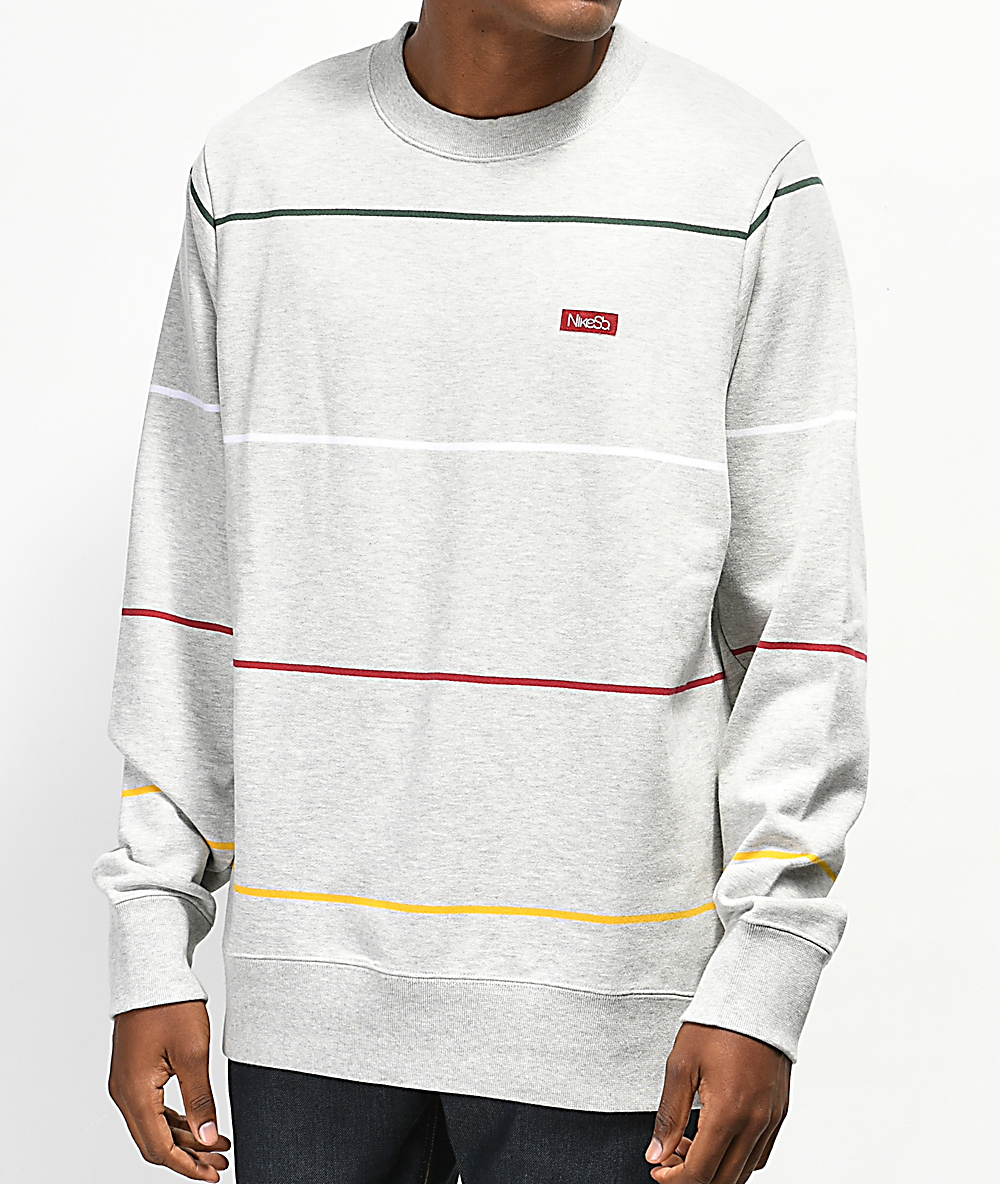 nike striped sweater