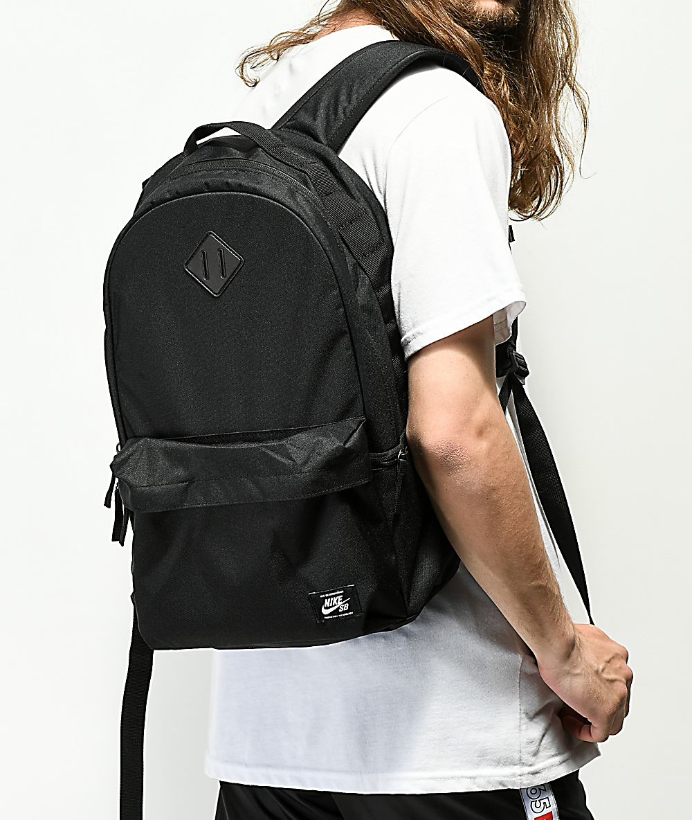Nike Sb Icon Black Backpack Zumiez
