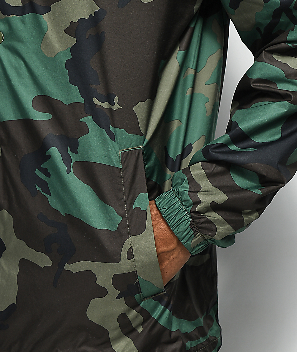 nike sb camo coach jacket