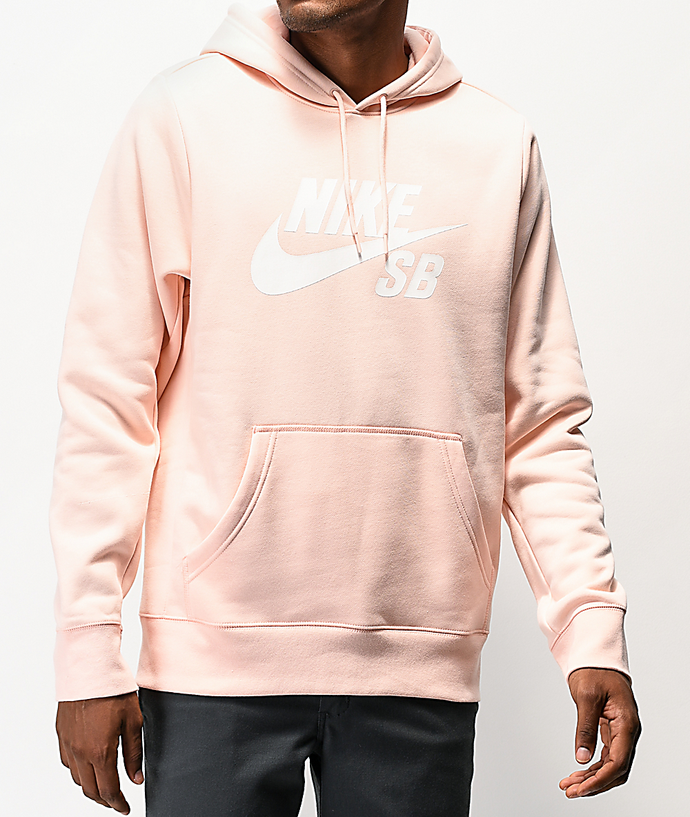 pink nike pullover