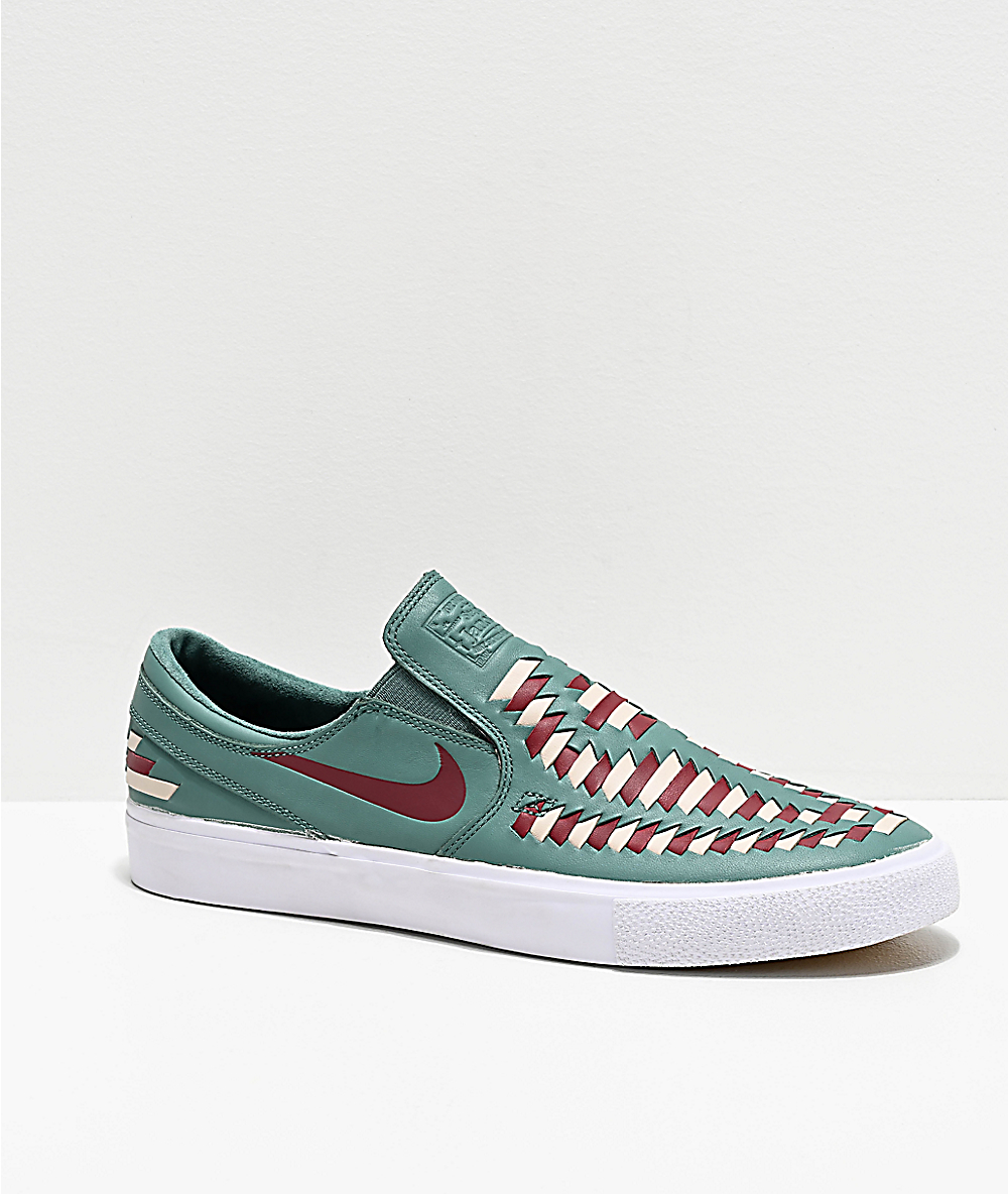 nike sb shoes green