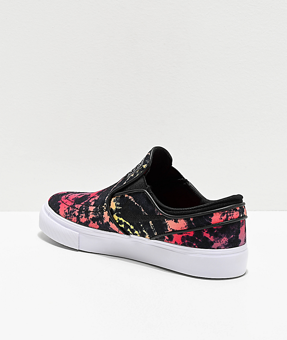 nike sb stefan janoski canvas slip tie dye