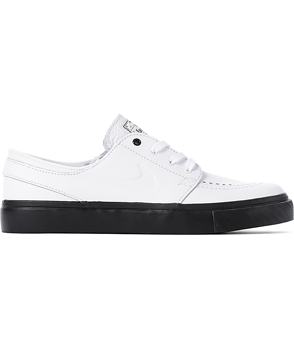 white nike leather shoes womens