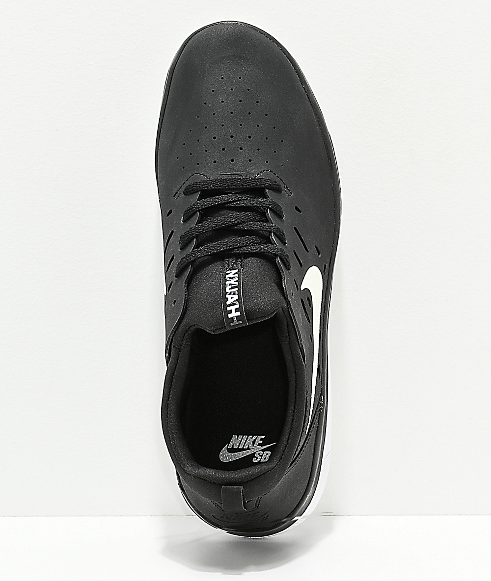 nike sb nyjah free black white