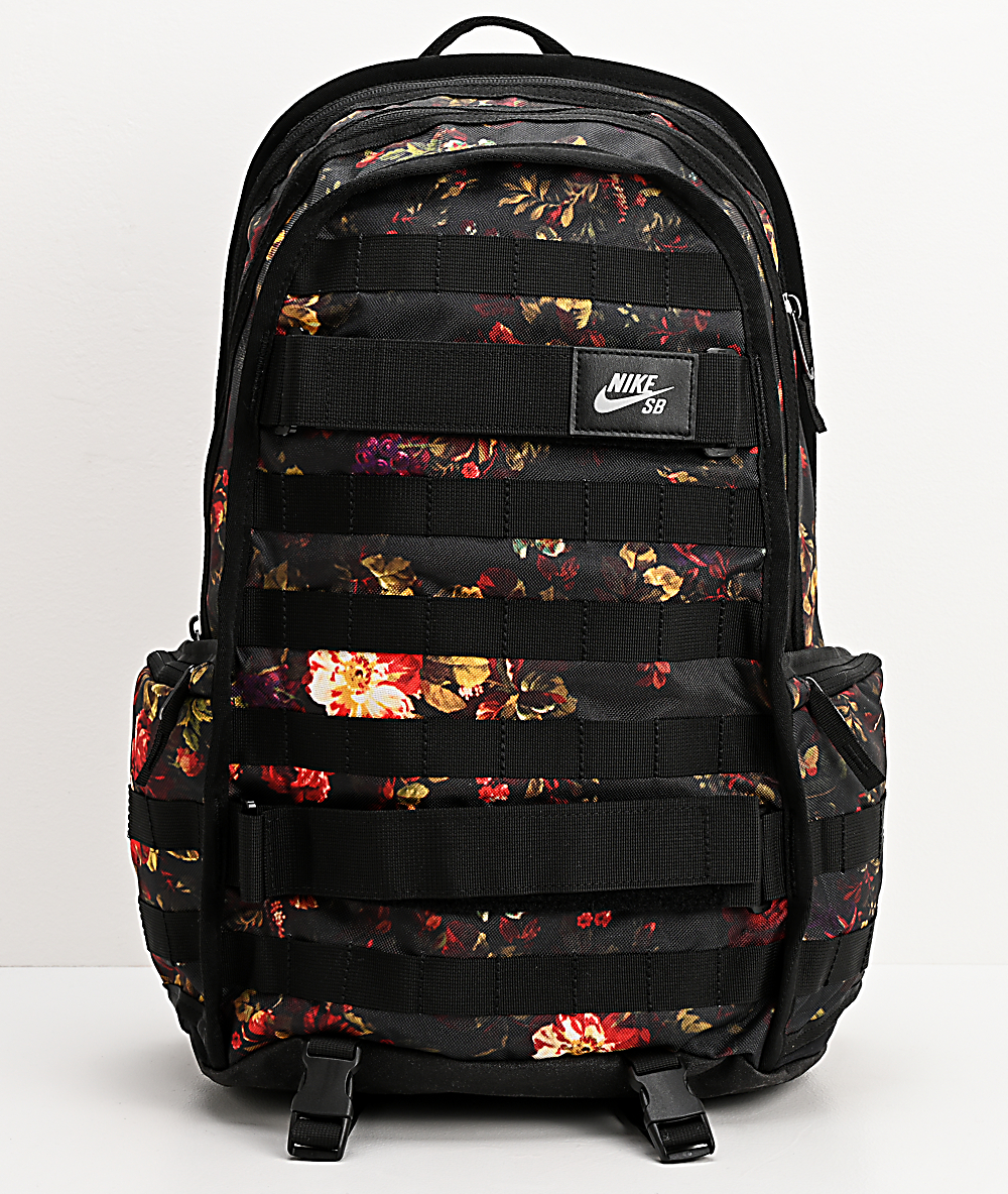 Nike Sb Rpm Floral Black Backpack Buy Clothes Shoes Online