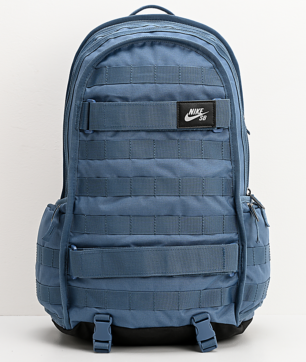 mochila azul nike