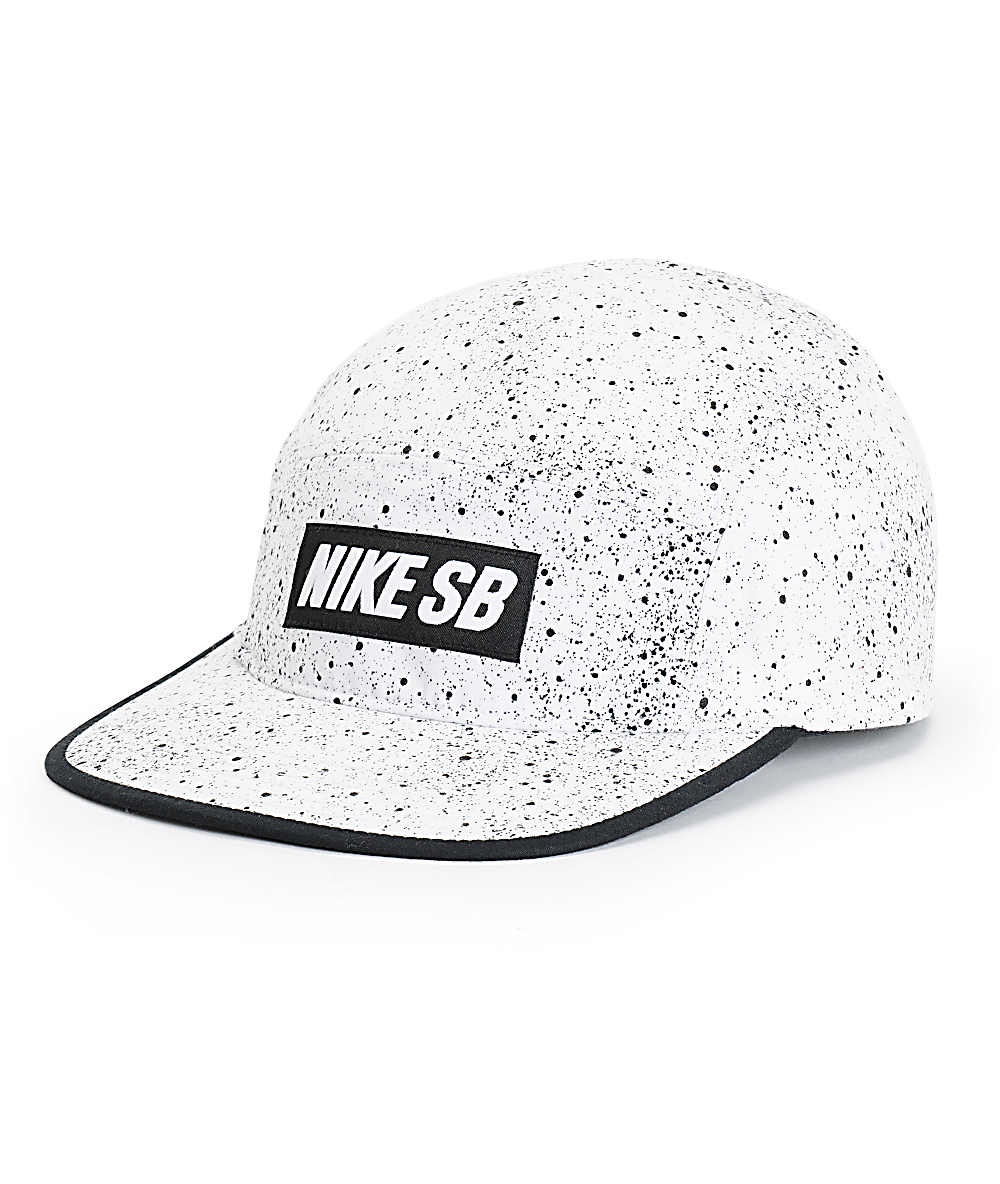 white nike sb hat