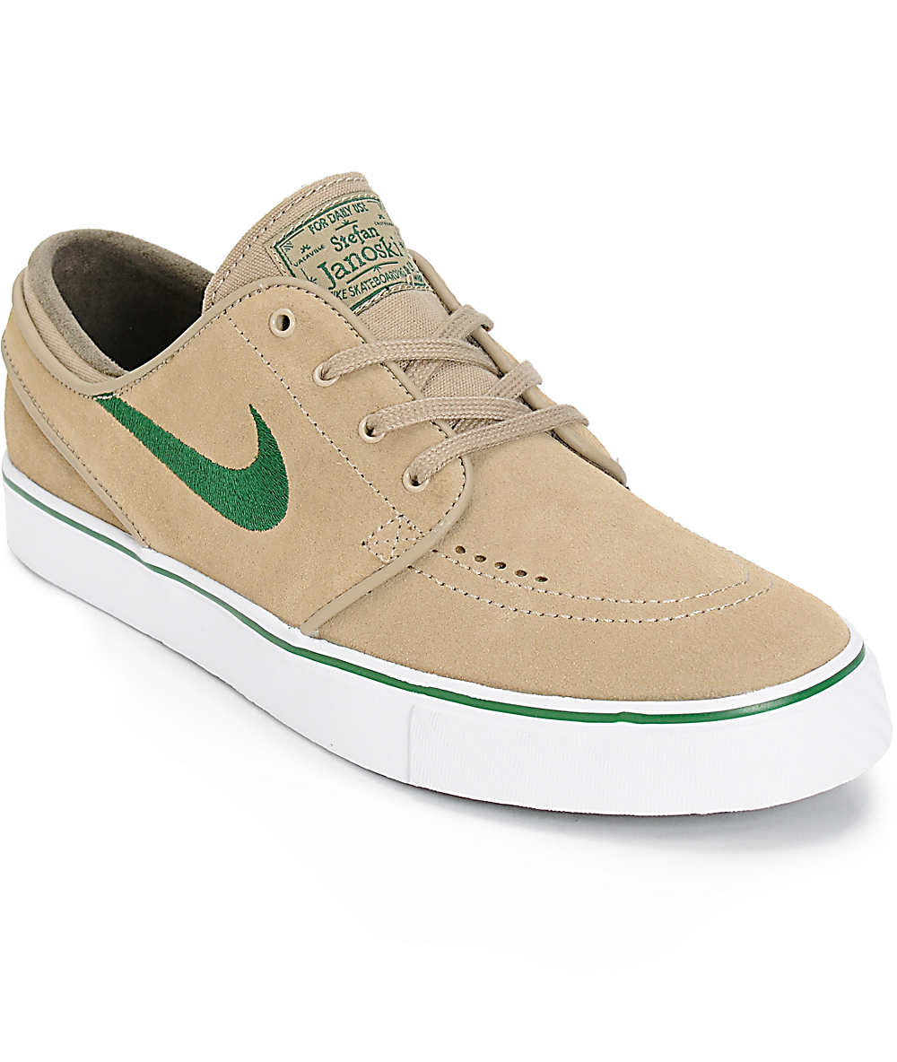 nike sb brown and green